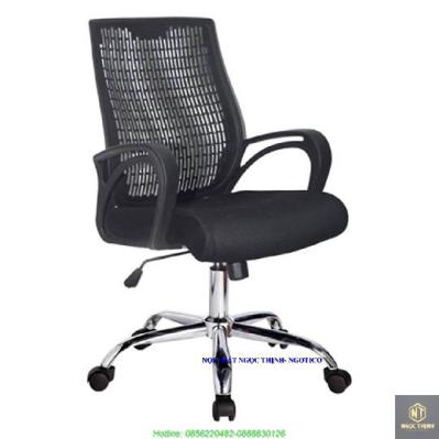 Ghế Xoay Chân Thép Mạ Cao Cấp NGOTICO OC8317NB