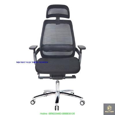 Ghế Lưới Trưởng Phòng Mâm 3 Cần Chân Nhôm Cao Cấp NGOTICO OC815NB